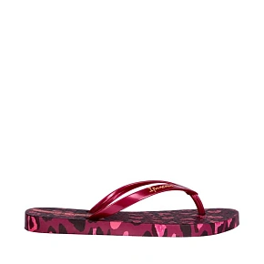 Klapki damskie Ipanema Animal Print różowe 83846-BP657 dámské