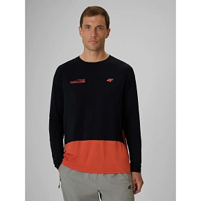 Longsleeve trekkingowy regular męski 4F 4FRSS26TFLOM658-20S Longsleeve trekkingowy regular męski 4F 4FRSS26TFLOM658-20S
