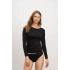 Dámské triko s dlouhým rukávem 21921 Černá - Vamp