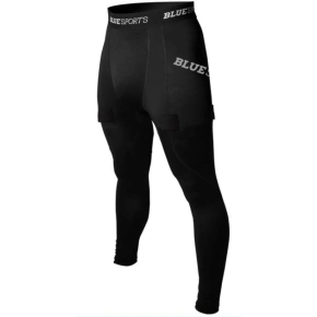 Spodnie ribano z rzepami BlueSports z ochraniaczem miednicy M BL-8101