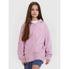Bluza dresowa rozpinana z kapturem dziewczęca 4F 4FJWSS25TSWSF1482-52S Bluza dresowa rozpinana z kapturem dziewczęca 4F 4FJWSS25TSWSF1482-52S