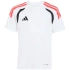 Koszulka dla dzieci adidas Tiro 26 League Jersey biało-czarno-czerwona KR0369