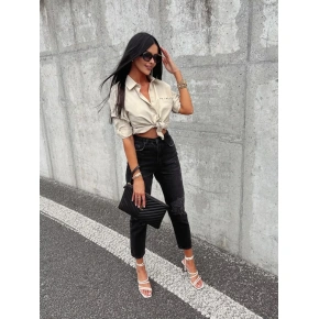 Koszula damska 286144 khaki - Ola Voga