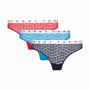 Stringi damskie Lace 3 Pack UW0UW02524-0V7 - Tommy Hilfiger