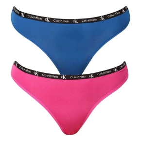 Stringi damskie Micro 1996 2Pack QD5035E-C0Z - Calvin Klein