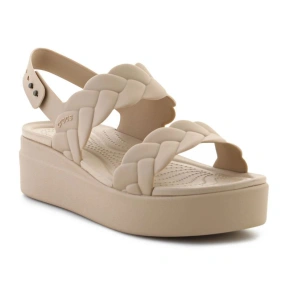 Sandały Crocs Brooklyn Woven Low Wedge W 209977-212