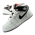 Nike Air Jordan 1 buty damskie sportowe za kostkę modne sneakersy białe czarne dámské
