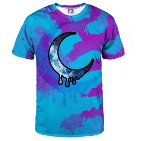 T-shirt unisex Crescent Tie Dye TSH AFD579 niebiesko-fioletowy - Aloha From Deer