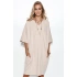Sukienka dzienna M708 beżowa - Makadamia