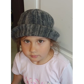 Dámský vlněný klobouček CZ17517-3 šedý melange - Art of Polo