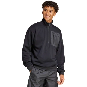 Bluza męska adidas City Escape Fleece Half-Zip GD czarna JF3290 pánské
