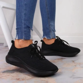 Damskie buty sportowe W 42103-01 czarny - Rieker