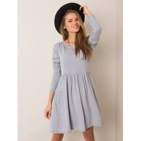 Sukienka RV SK 5889.41P szara - Rue Paris