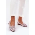 Dámské balerínky ASA222-7 růžovo-bílé -Step in style