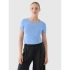 T-shirt slim z nadrukiem damski 4F 4FWMM00TTSHF1846-32S