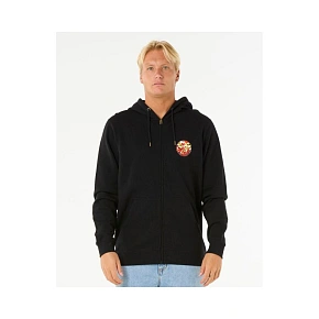 Bluza RIP CURL Wettie Passage Icon Zip Thru czarny Bluza RIP CURL Wettie Passage Icon Zip Thru czarny