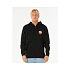 Bluza RIP CURL Wettie Passage Icon Zip Thru czarny