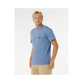 Koszulka męska RIP CURL Vaporcool Search Stack Tee niebieska Koszulka męska RIP CURL Vaporcool Search Stack Tee niebieska