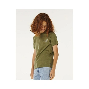 Koszulka chłopięca RIP CURL Eternal Shred Art Tee-Boy zielona dětské Koszulka chłopięca RIP CURL Eternal Shred Art Tee-Boy zielona dětské