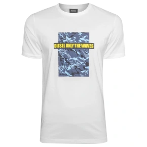 Koszulka męska z krótkim rękawem 00ST5I-0NAVI-100 - Diesel