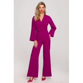 Damski kombinezon K147 rubinowy - Makover