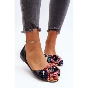 Sandały CK298 czarno-różowe - Podążaj za modą