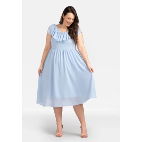 Sukienka damska SB247 jasnoniebieski - Karko