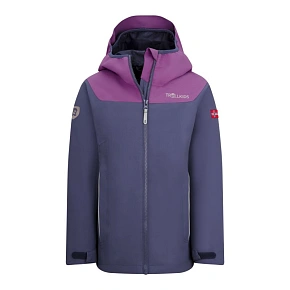 Kurtka przeciwdeszczowa dziecięca dla dziewczynki Trollkids Girls Bergen Jacket violet blue/mallow pink (611-111) Kurtka przeciwdeszczowa dziecięca dla dziewczynki Trollkids Girls Bergen Jacket violet blue/mallow pink (611-111)
