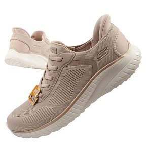 Skechers buty sportowe damskie Bobs Squad Chaos SLIP-INS beżowe dámské Skechers buty sportowe damskie Bobs Squad Chaos SLIP-INS beżowe dámské