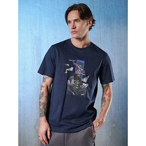 T-shirt regular z nadrukiem męski 4F 4FRSS26TTSHM3659-31S T-shirt regular z nadrukiem męski 4F 4FRSS26TTSHM3659-31S
