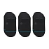 Stance Icon No Show 3 Pack Skarpety do tenisówek Czarny 3 par(y)