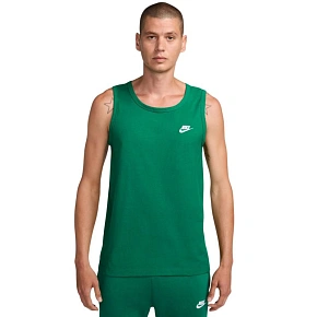 Koszulka męska Nike Club Tank zielona BQ1260 365 pánské
