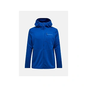 Bluza męska PEAK PERFORMANCE M Trail Polartec Power Grid Zip Hood kolor niebieski Bluza męska PEAK PERFORMANCE M Trail Polartec Power Grid Zip Hood kolor niebieski