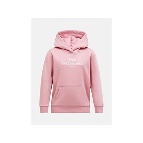 Bluza juniorska PEAK PERFORMANCE Jr Original Small Logo Hood kolor różowy Bluza juniorska PEAK PERFORMANCE Jr Original Small Logo Hood kolor różowy