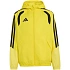 Kurtka dla dzieci adidas Tiro 26 Competition All Weather żółta KS9918