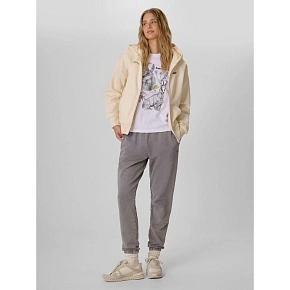 Spodnie dresowe joggery damskie 4F 4FRAW26TTROF2104-26S dámské Spodnie dresowe joggery damskie 4F 4FRAW26TTROF2104-26S dámské
