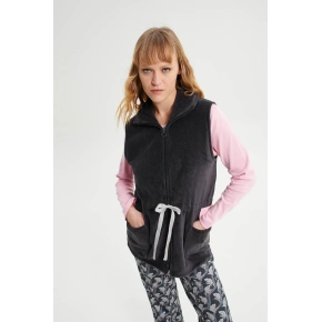 Vamp - Dámská vesta na zip 19463 šedá - Vamp