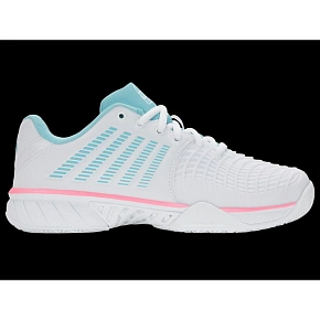 Sneakersy K-swiss EXPRSLIGHT3 HB PADEL WHITE/SOFT NEON BLUE/NEON BUBLE GUM-M (98900-146-M) Sneakersy K-swiss EXPRSLIGHT3 HB PADEL WHITE/SOFT NEON BLUE/NEON BUBLE GUM-M (98900-146-M)