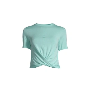 Koszulka CASALL Delight Short Wrap Tee miętowy