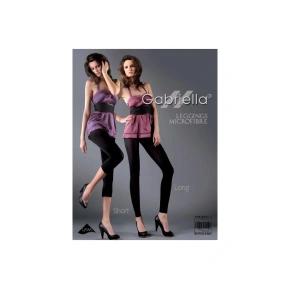 Krótkie legginsy damskie z mikrofibry 138 - Gabriella