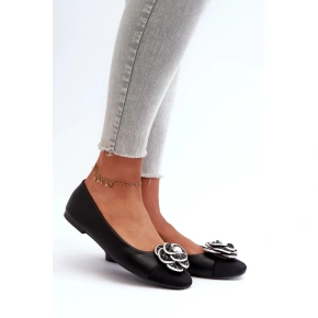 Baleriny damskie T601P model 198576 czarne - Seastar Baleriny damskie T601P model 198576 czarne - Seastar