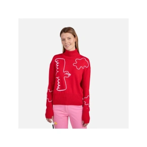 Sweter Rossignol W Jcc Roll Neck czerwony Sweter Rossignol W Jcc Roll Neck czerwony