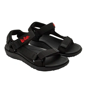 Lee Cooper buty męskie sandały na rzepy na lato na plażę lekkie czarne Lee Cooper buty męskie sandały na rzepy na lato na plażę lekkie czarne