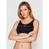 Braletka biustonosz sportowy 164403 1P227 00020 czarny - Emporio Armani