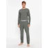 Piżama męska U2BX00KBZG0 A911 szara - Guess