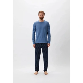 Piżama męska 111791 4R567 61436 granatowy - Emporio Armani