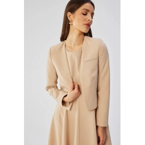 Kurtka damska S368 beżowa - Stylove