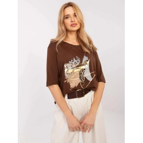 Bluzka CLM BZ 0119.36 brązowy - FPrice