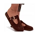 Dámské nazouváky 2831 hnědé - Ideal Shoes