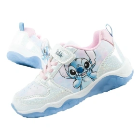 Leomil buty sportowe dziecięce sneakersy Stitch lekkie na rzep LED niebieskie Leomil buty sportowe dziecięce sneakersy Stitch lekkie na rzep LED niebieskie